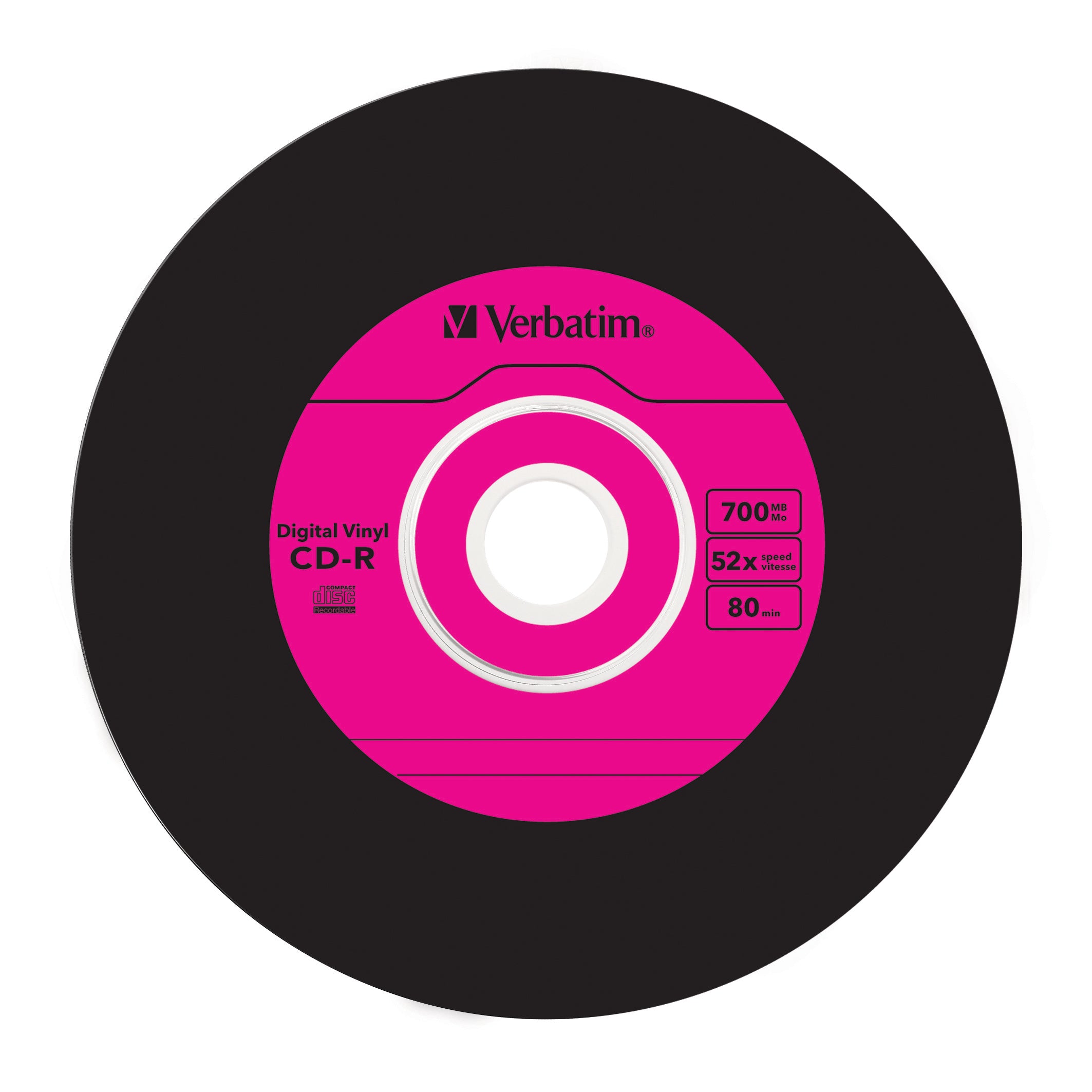 Verbatim CD-R AZO Data Vinyl 700 Mo 52x 10 pièce(s)