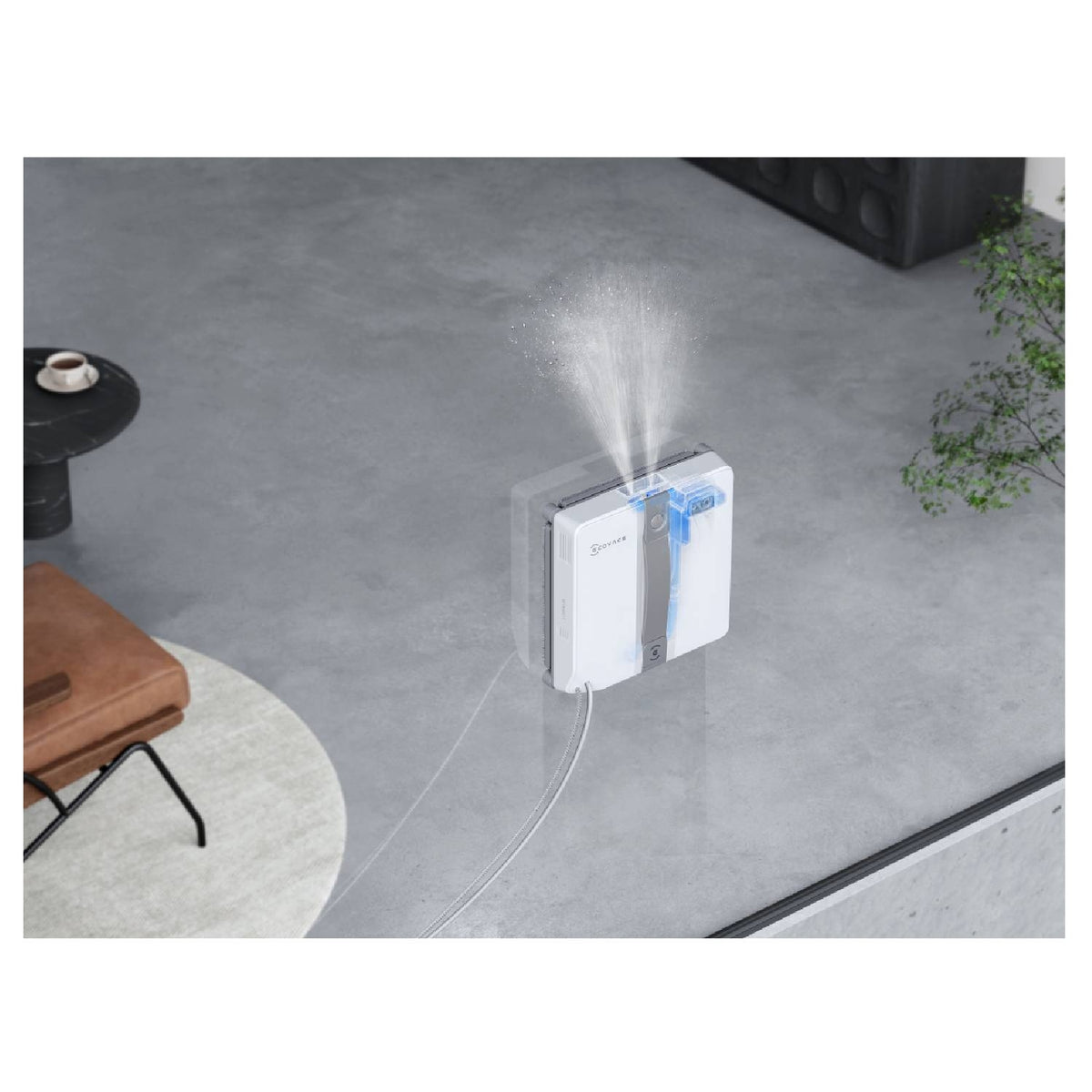 Ecovacs Robot lave-vitres Winbot Mini blanc