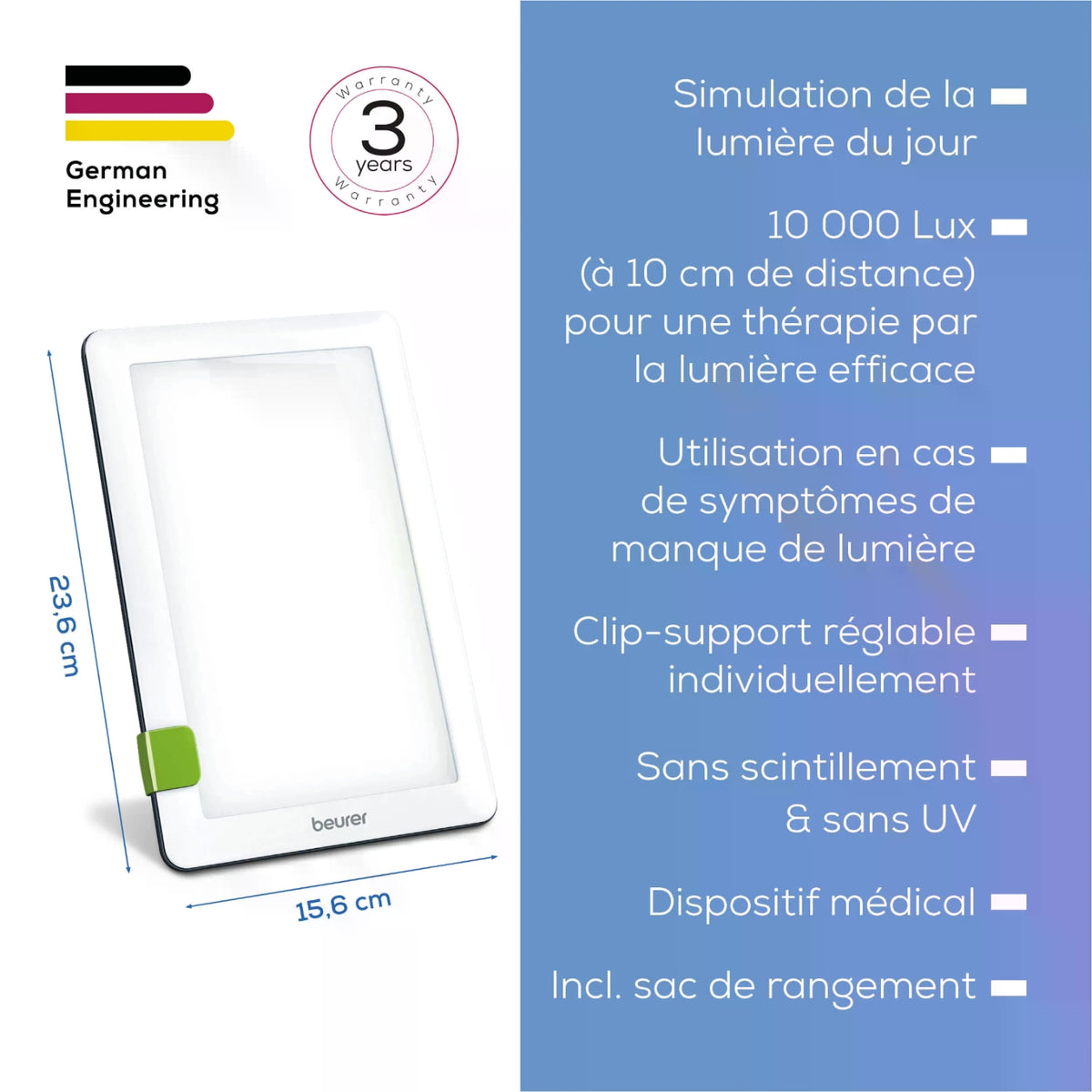 Beurer Lampe de Luminothérapie TL30