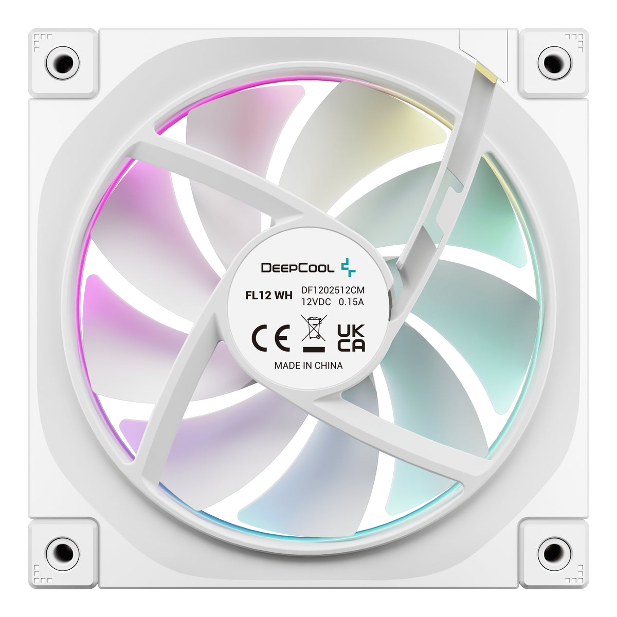 DeepCool FL12 Ventilateur 120x120x25 mm, Blanc