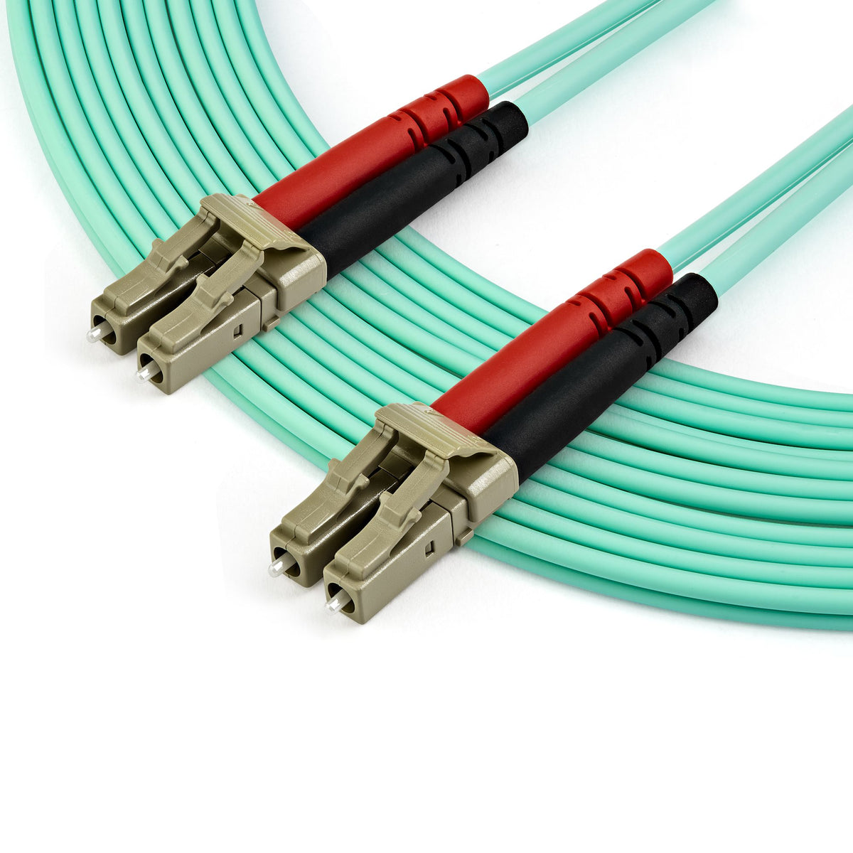 StarTech.com Câble Fibre Optique Multimode de 7m LC/UPC à LC/UPC OM4, Fibre Zipcord 50/125µm LOMMF/VCSEL, Réseaux 100G, Faible Perte d'Insertion, Cordon de Raccordement Fibre LSZH - vue 3