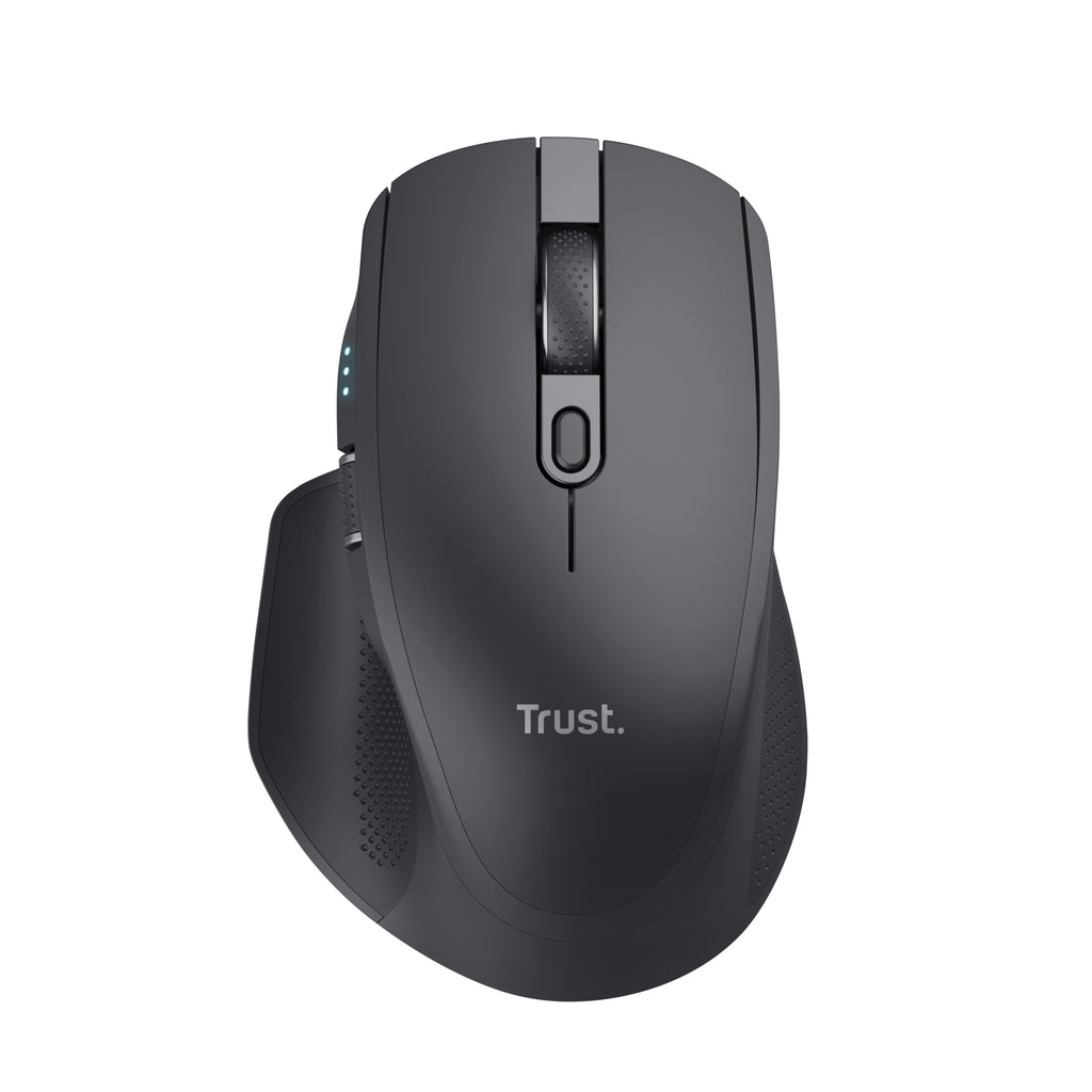 Trust Ozaa+ Souris de Bureau sans fil RF et Bluetooth, Optique 3200 DPI, pour Droitier