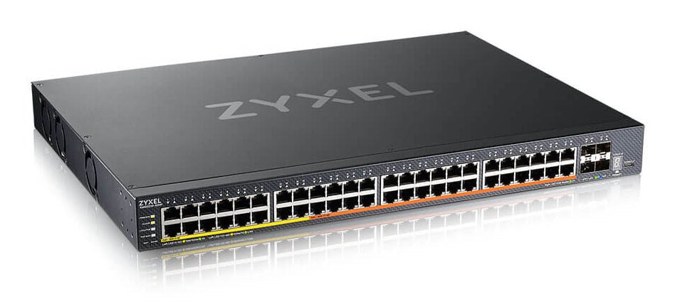 Zyxel XMG2230-52HP Switch Géré L2/L3 2.5G Ethernet PoE 48 Ports 1U Noir