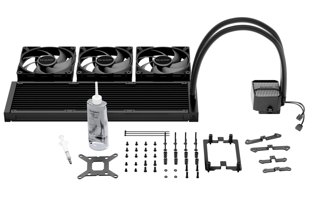 be quiet! Silent Loop 3 420 mm, Système de refroidissement liquide AIO, Noir, Sockets Intel et AMD