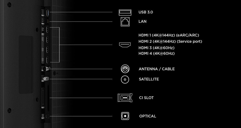 TCL RM7L 65RM7L TV 165,1 cm (65") 4K Ultra HD Smart TV Wifi Noir 2000 cd/m²