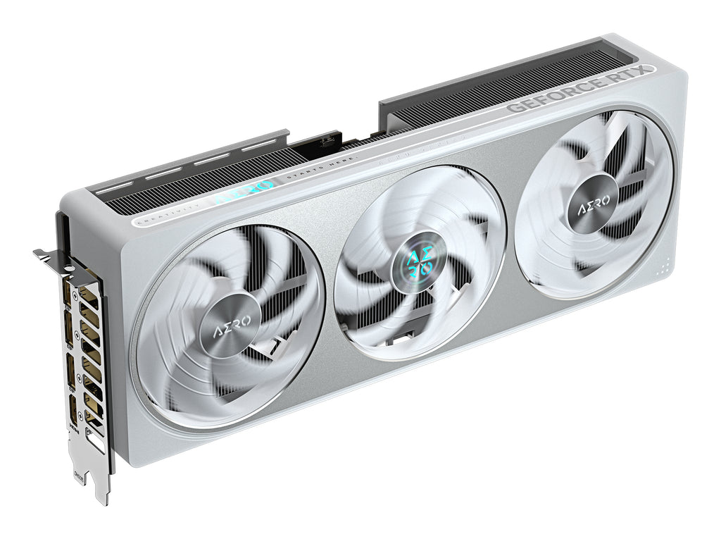 GIGABYTE GeForce RTX 5070 AERO OC 12G Carte Graphique - 12 Go GDDR7, 192 bits, PCI-E 5.0, 2625 MHz Core Clock, 3 x DP 2.1a, 1 x HDMI 2.1b, NVIDIA DLSS 4, GV-N5070AERO OC-12GD
