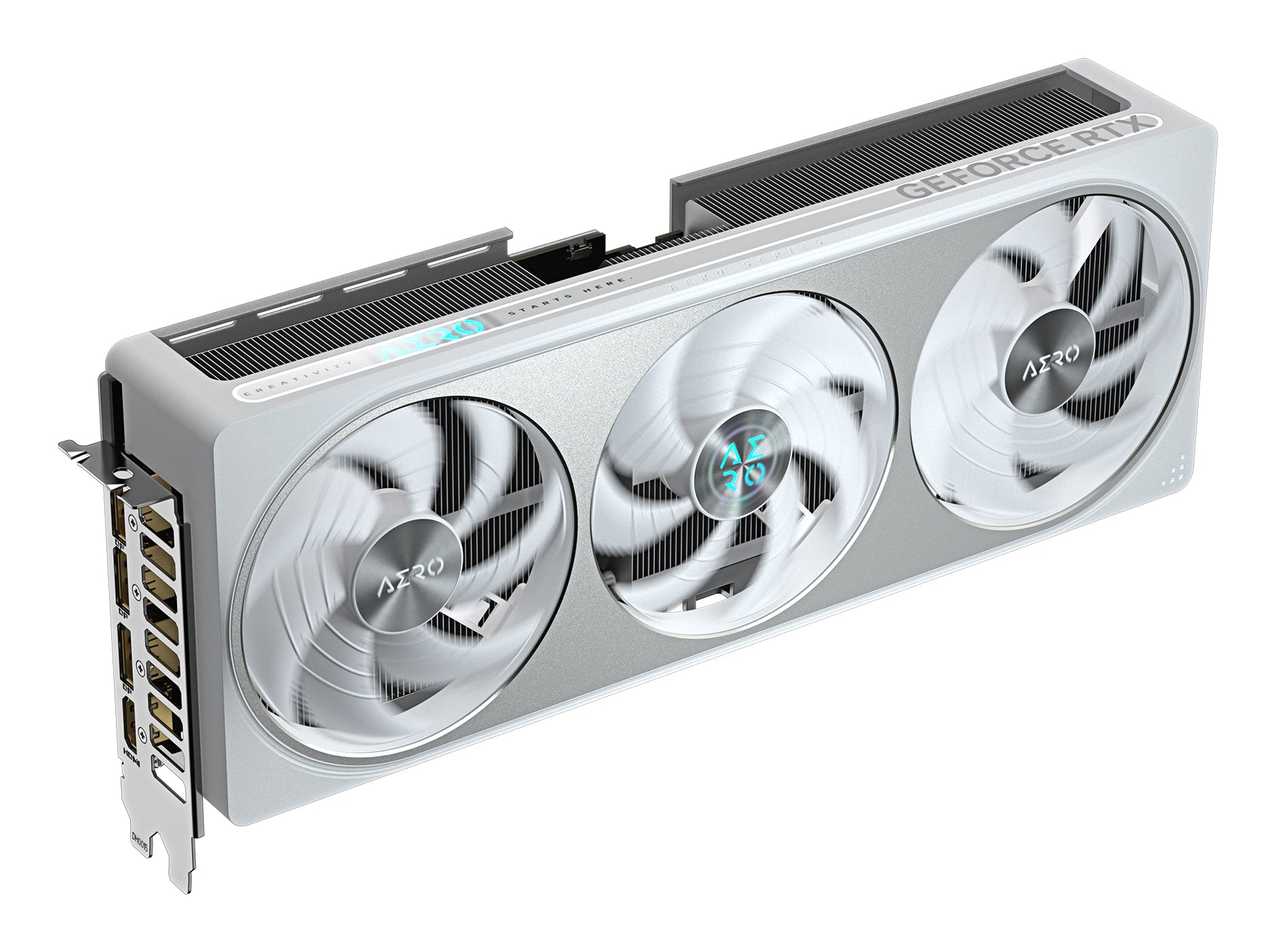 GIGABYTE GeForce RTX 5070 AERO OC 12G Carte Graphique - 12 Go GDDR7, 192 bits, PCI-E 5.0, 2625 MHz Core Clock, 3 x DP 2.1a, 1 x HDMI 2.1b, NVIDIA DLSS 4, GV-N5070AERO OC-12GD