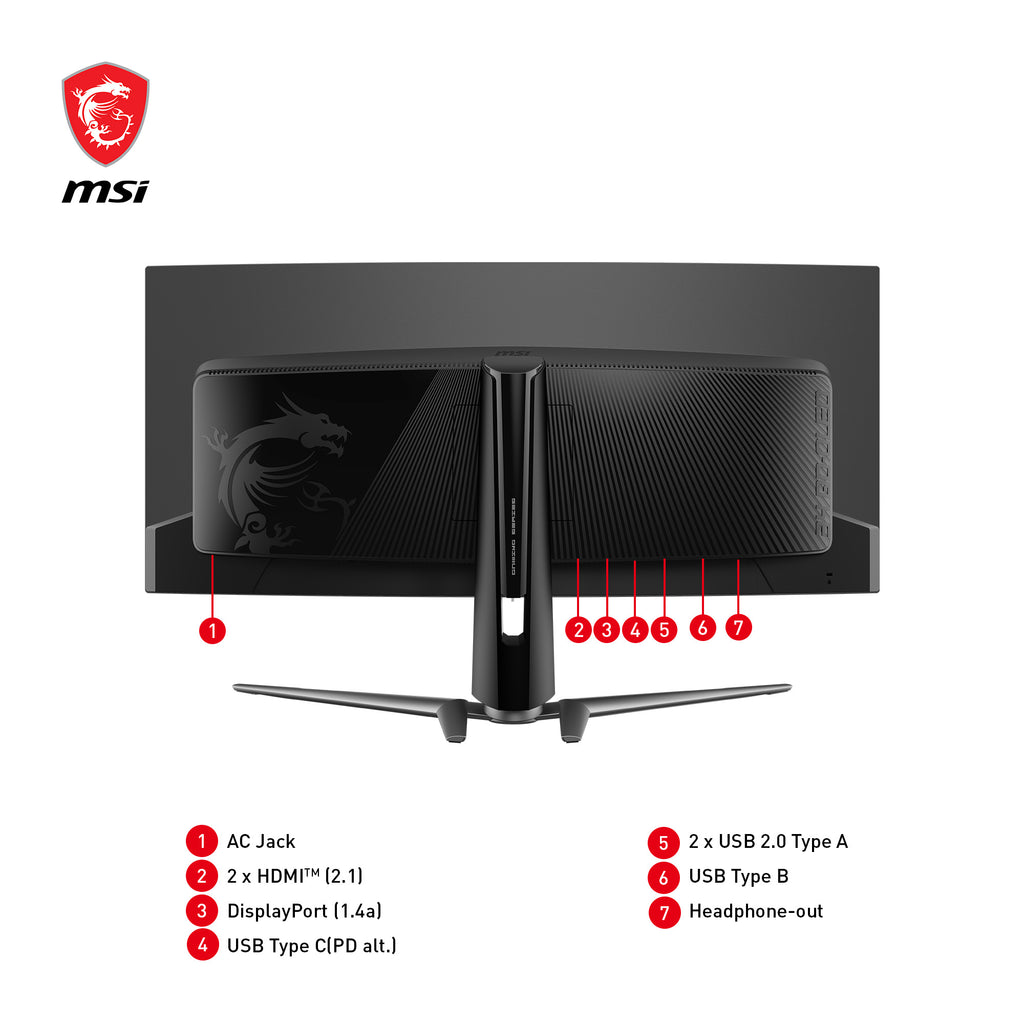 MSI MAG 341CQPDE QD-OLED Écran PC 34" UltraWide Quad HD 3440 x 1440 Noir