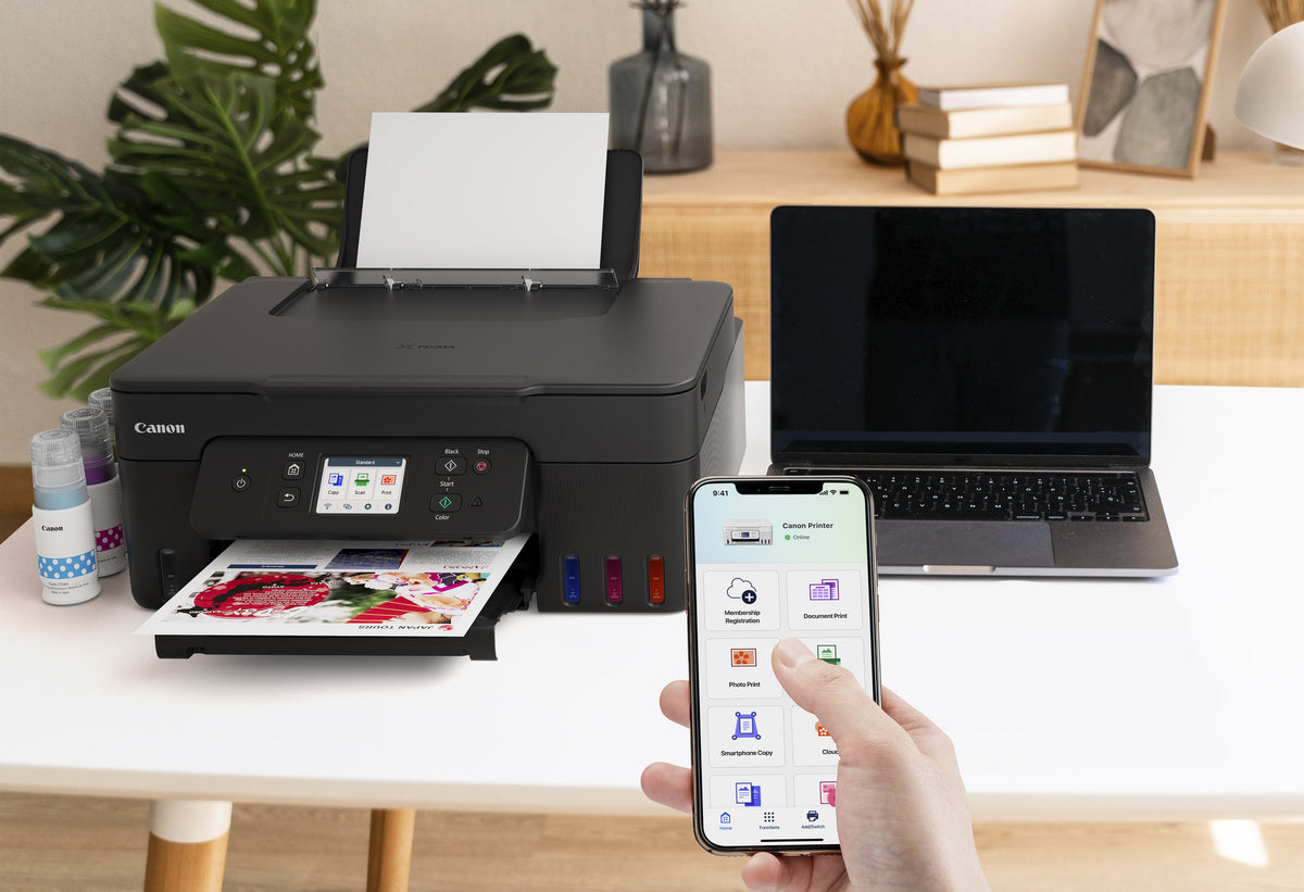 Canon PIXMA G3590 Imprimante Jet d'encre A4, 4800 x 1200 DPI, Wifi, Noir