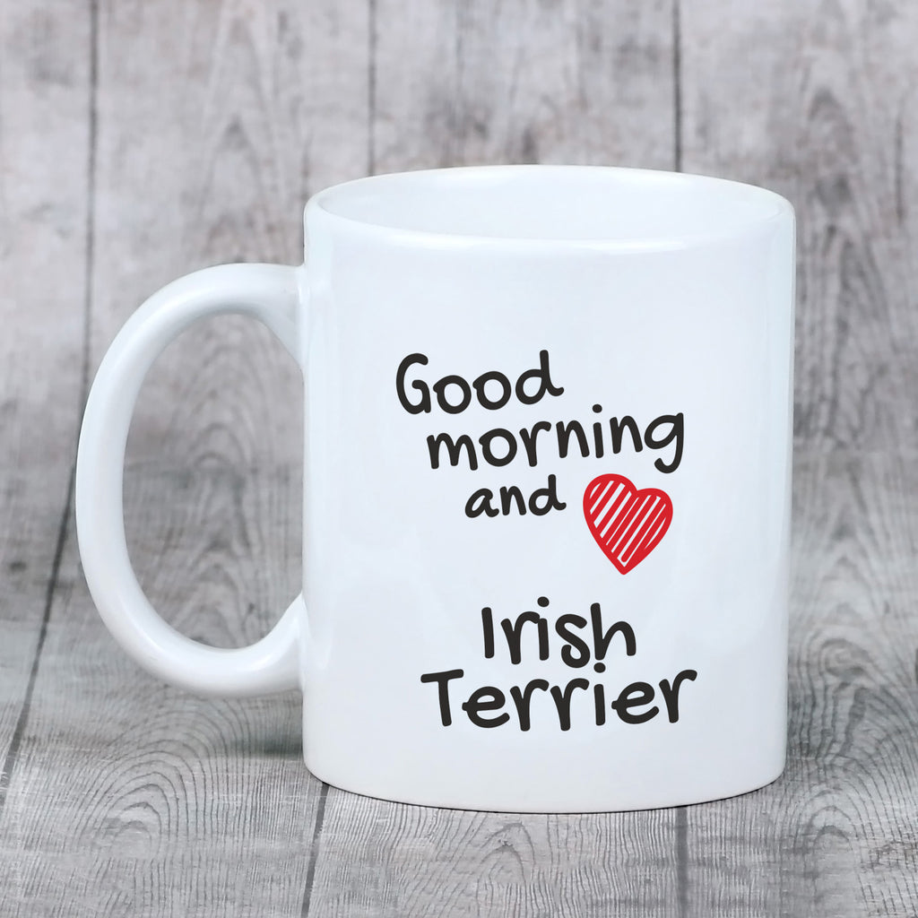 Irish Terrier, Irish Red Terrier, Brocaire Rua - cup with a dog, personalized cup with a print, a classic gift for everyone from the Art-Dog brand