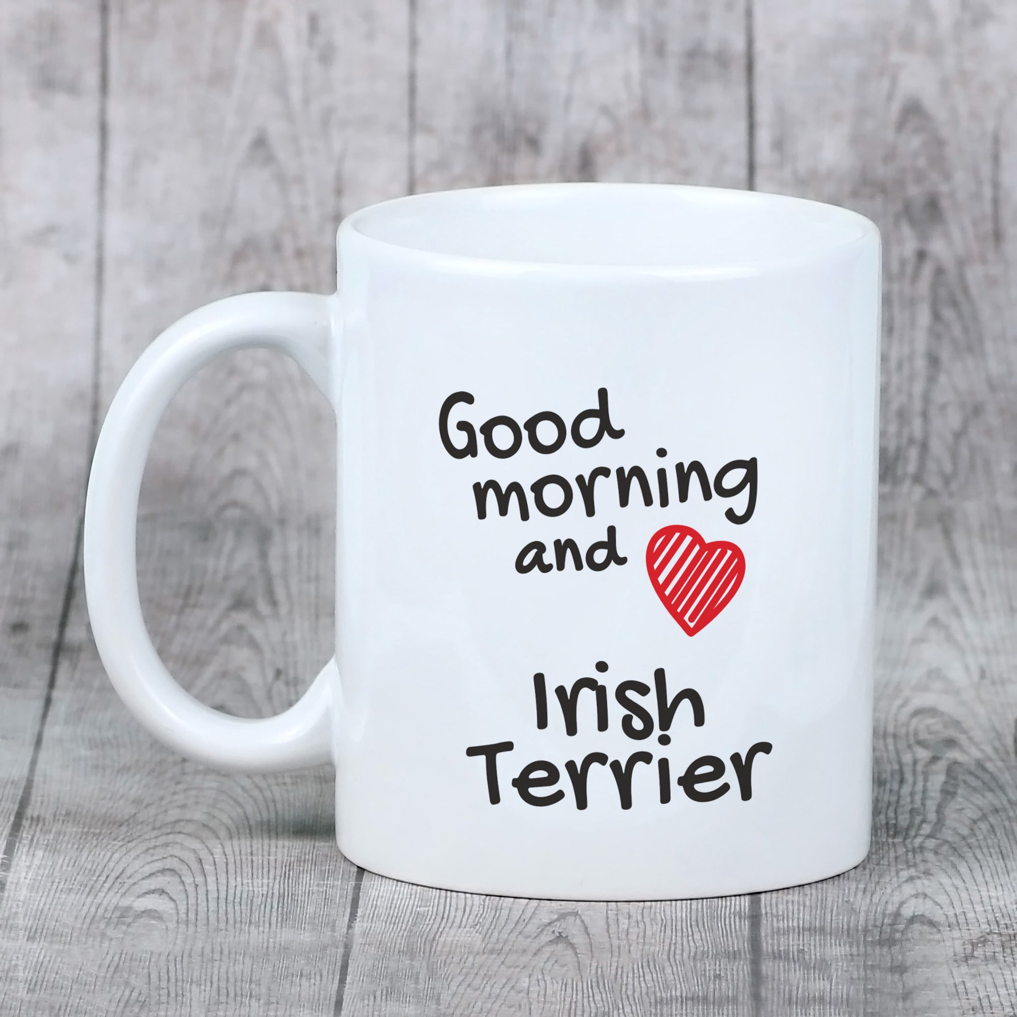 Irish Terrier, Irish Red Terrier, Brocaire Rua - cup with a dog, personalized cup with a print, a classic gift for everyone from the Art-Dog brand