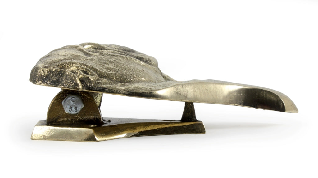 Bulldog - door knocker in the shape of a dog's head, brass knocker, retro door decoration by Art-Dog brand