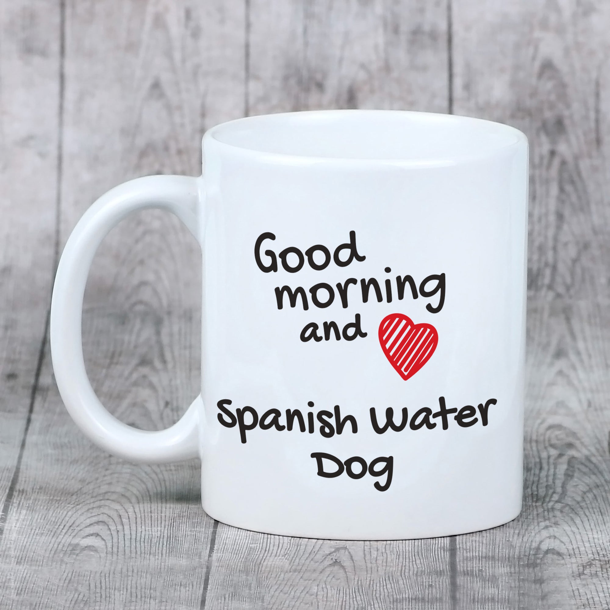 Spanish Water Dog - cup with a dog, personalized cup with a print, a classic gift for everyone from the Art-Dog brand