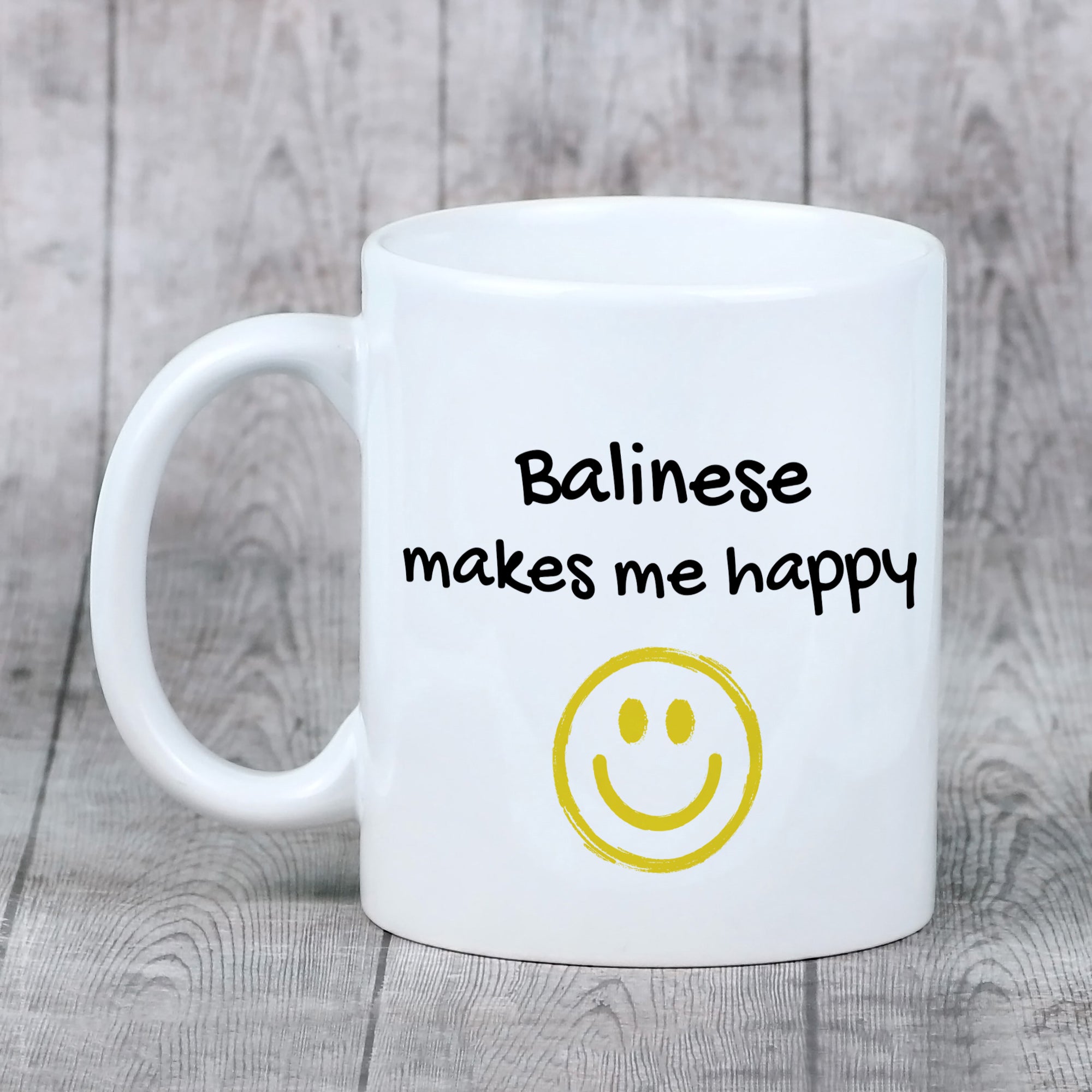 Balinese - cat mug, cheerful mug for a dog lover, personalized gift from the Art-Dog brand