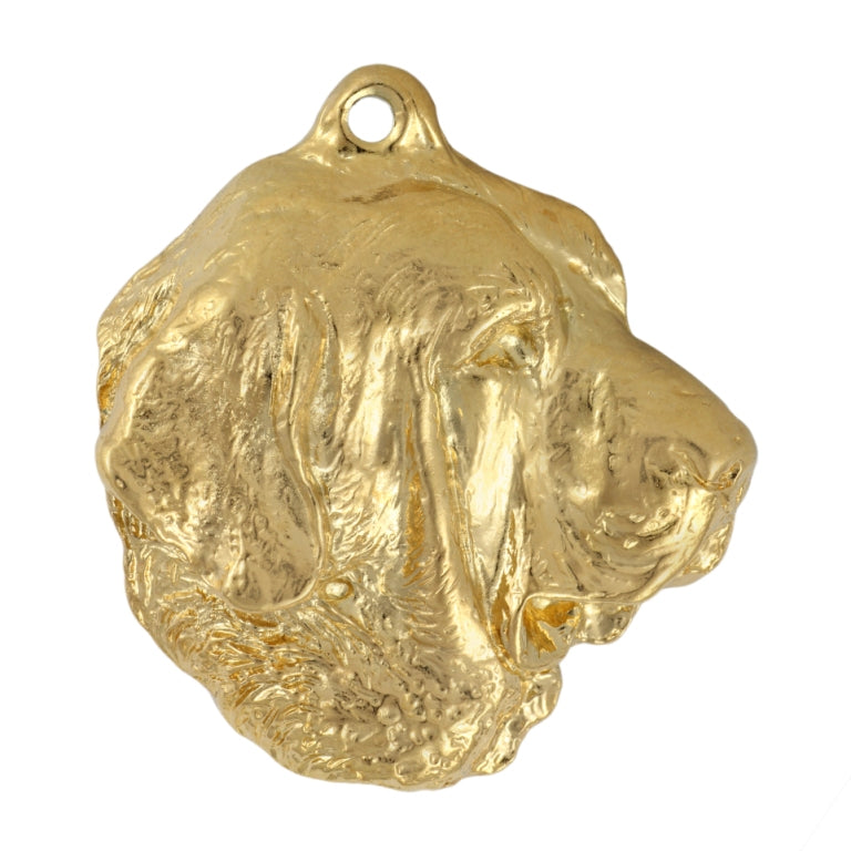 Spanish Mastiff, Mastín Español - keychain and necklace with a dog in a box, high-quality gold-plated product, Art-Dog brand