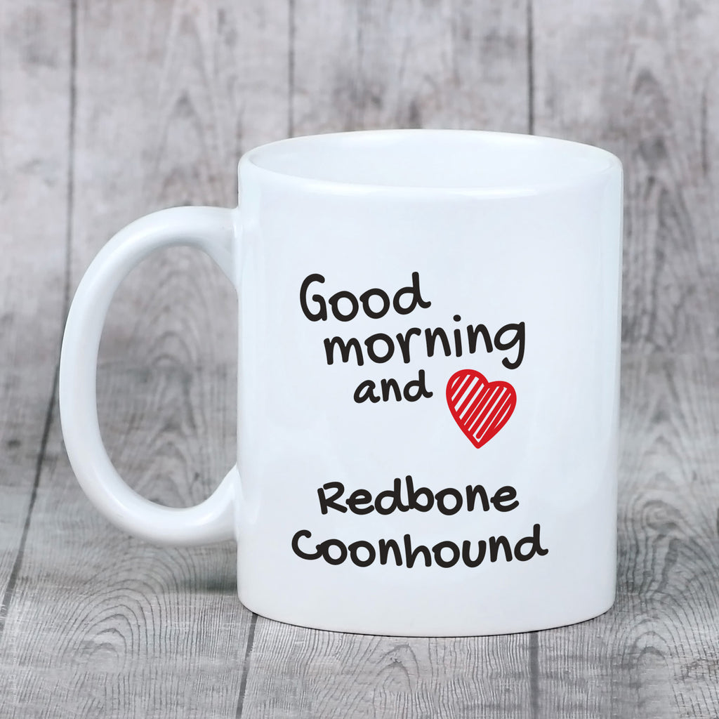 Redbone Coonhound - cup with a dog, personalized cup with a print, a classic gift for everyone from the Art-Dog brand