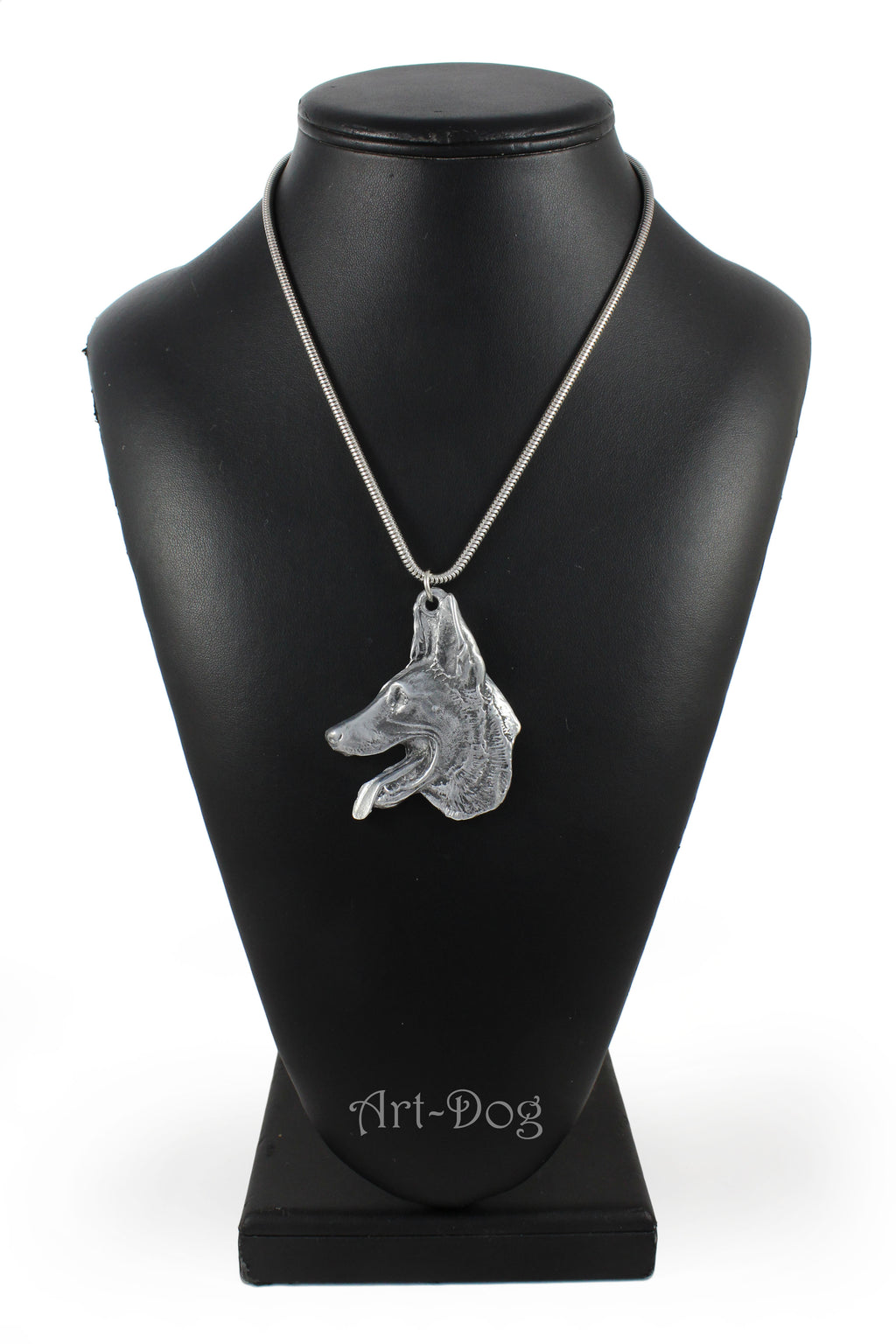 Belgian Shepherd Dog, Belgian Sheepdog I - Dog necklace, unique jewellery for the dog fan, unique adder pendant by Art-Dog brand