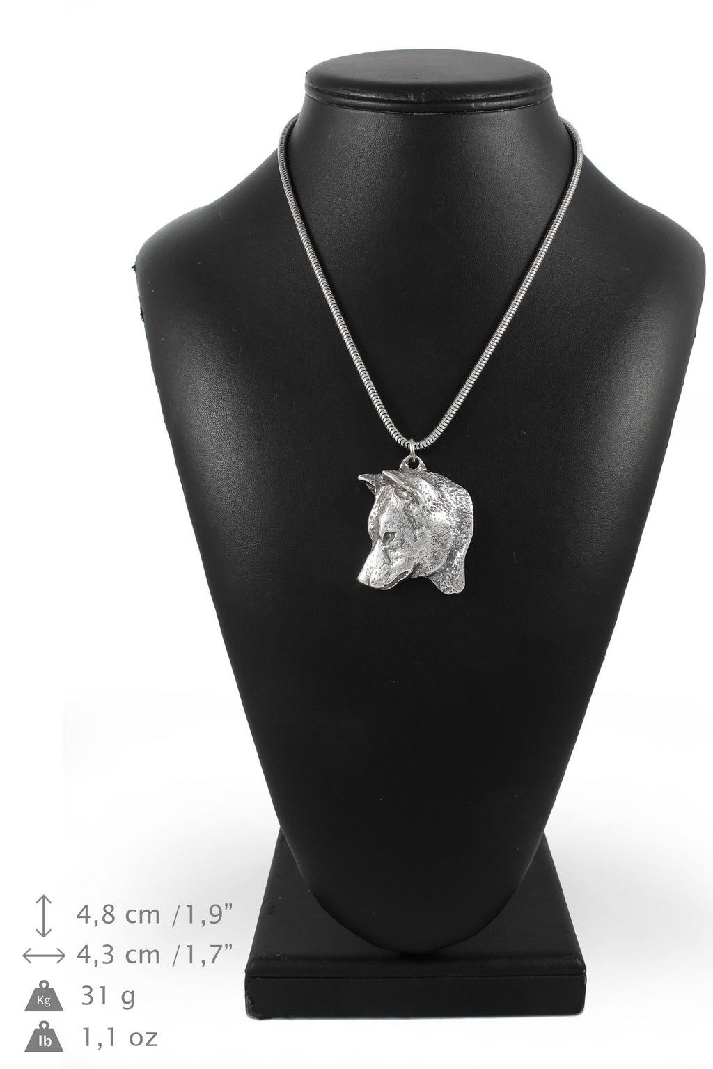 Shiba Inu, Japanese Small Size Dog, Japanese Brushwood Dog - necklace with a dog, dog pendant on a silver chain, unique jewelry from the Art-Dog brand