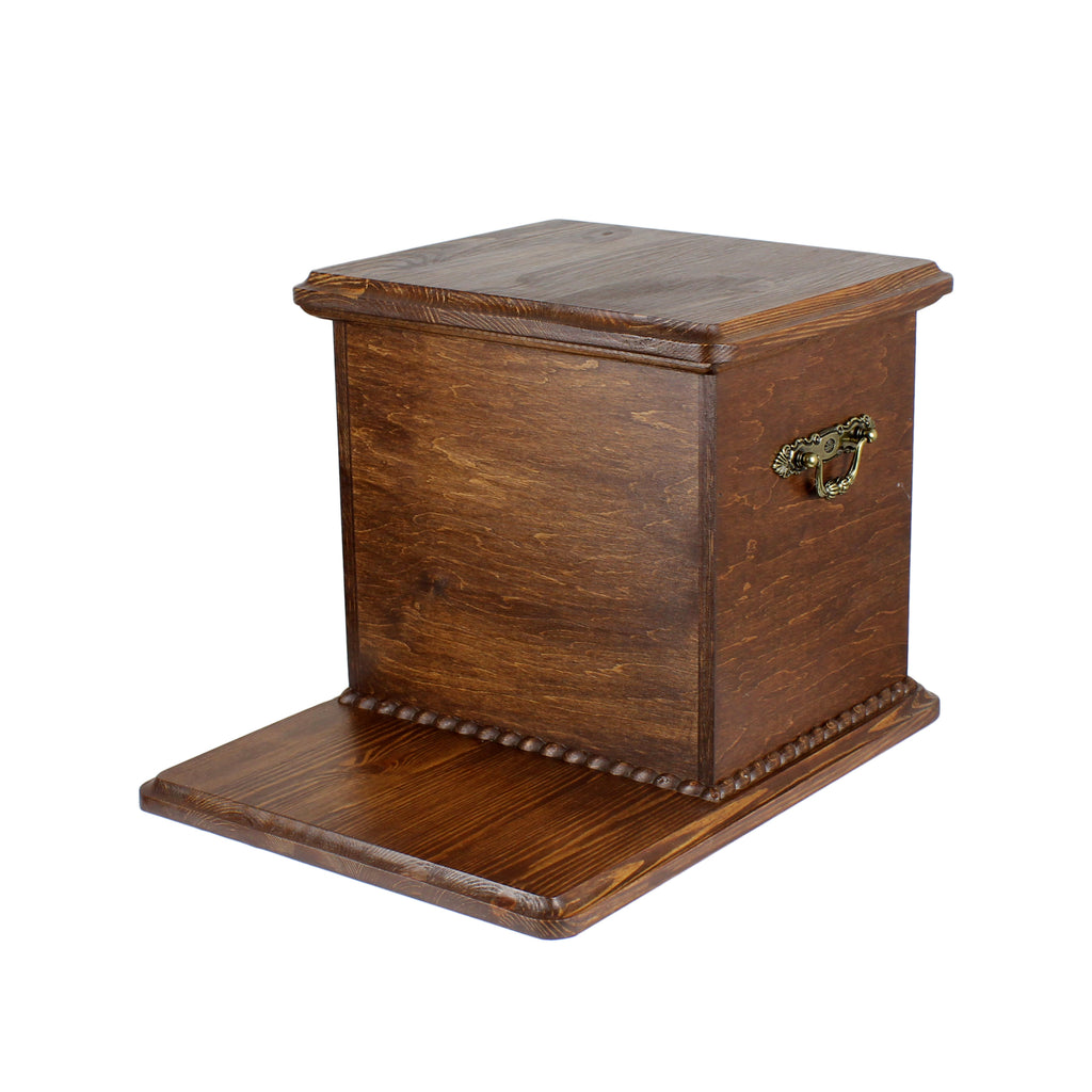 Australian Stock Horse - urn for horse ashes with a statuette, personalized urn with engraving, large box for horse ashes from the Art-Dog brand