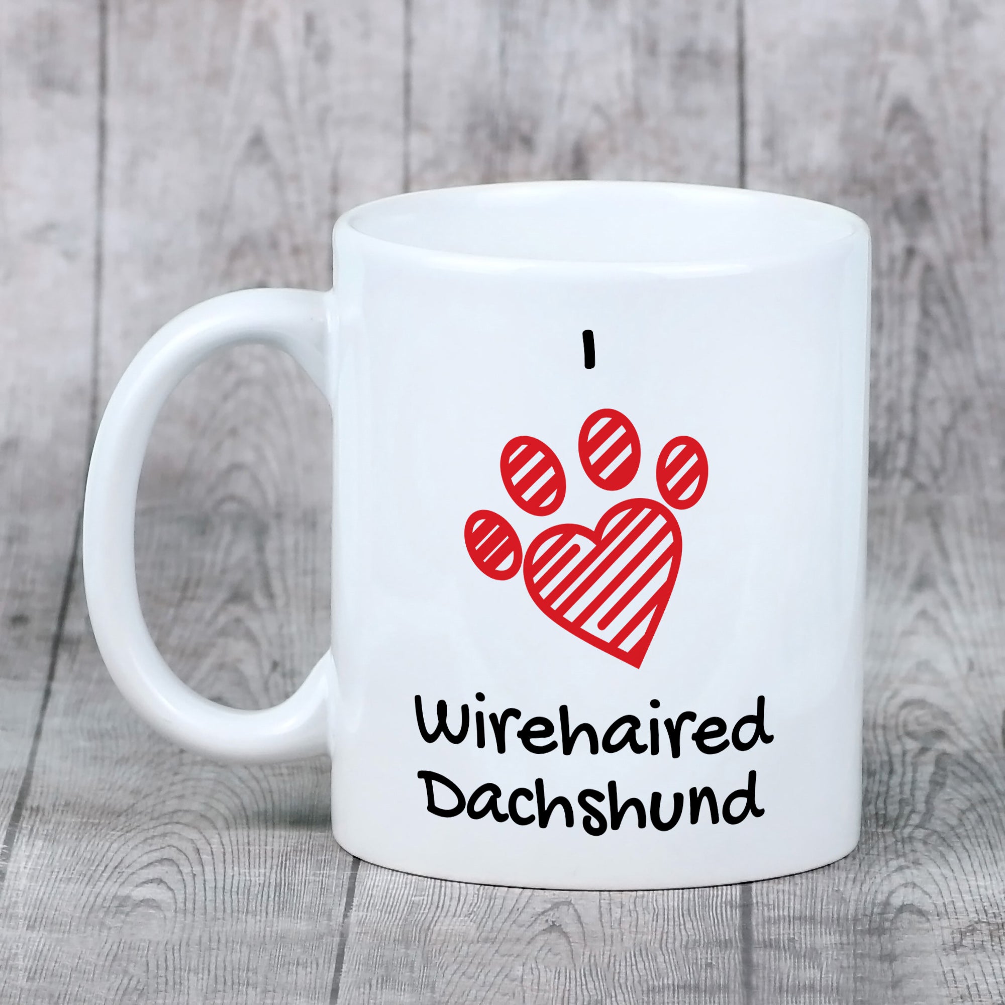Dachshund - cup with a dog, cute cup with graphics, a gift with your photo from the Art-Dog brand