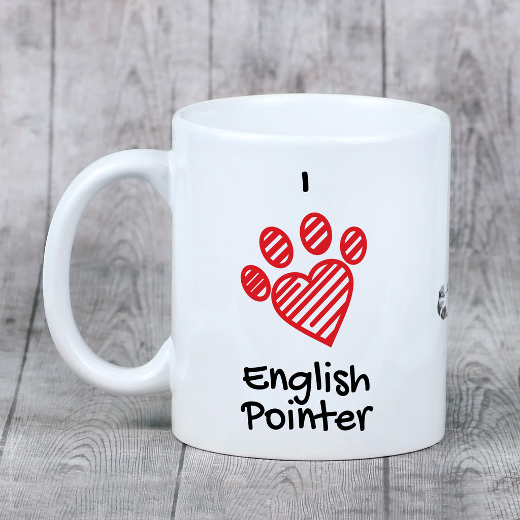 English Pointer I - cup with a dog, cute cup with graphics, a gift with your photo from the Art-Dog brand