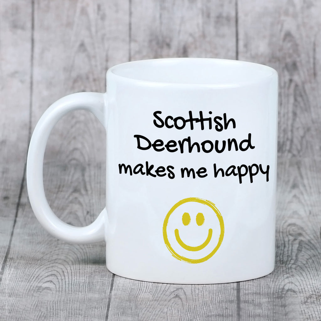 Scottish Deerhound - cup with a dog, cheerful cup for a dog lover, personalized gift from the Art-Dog brand