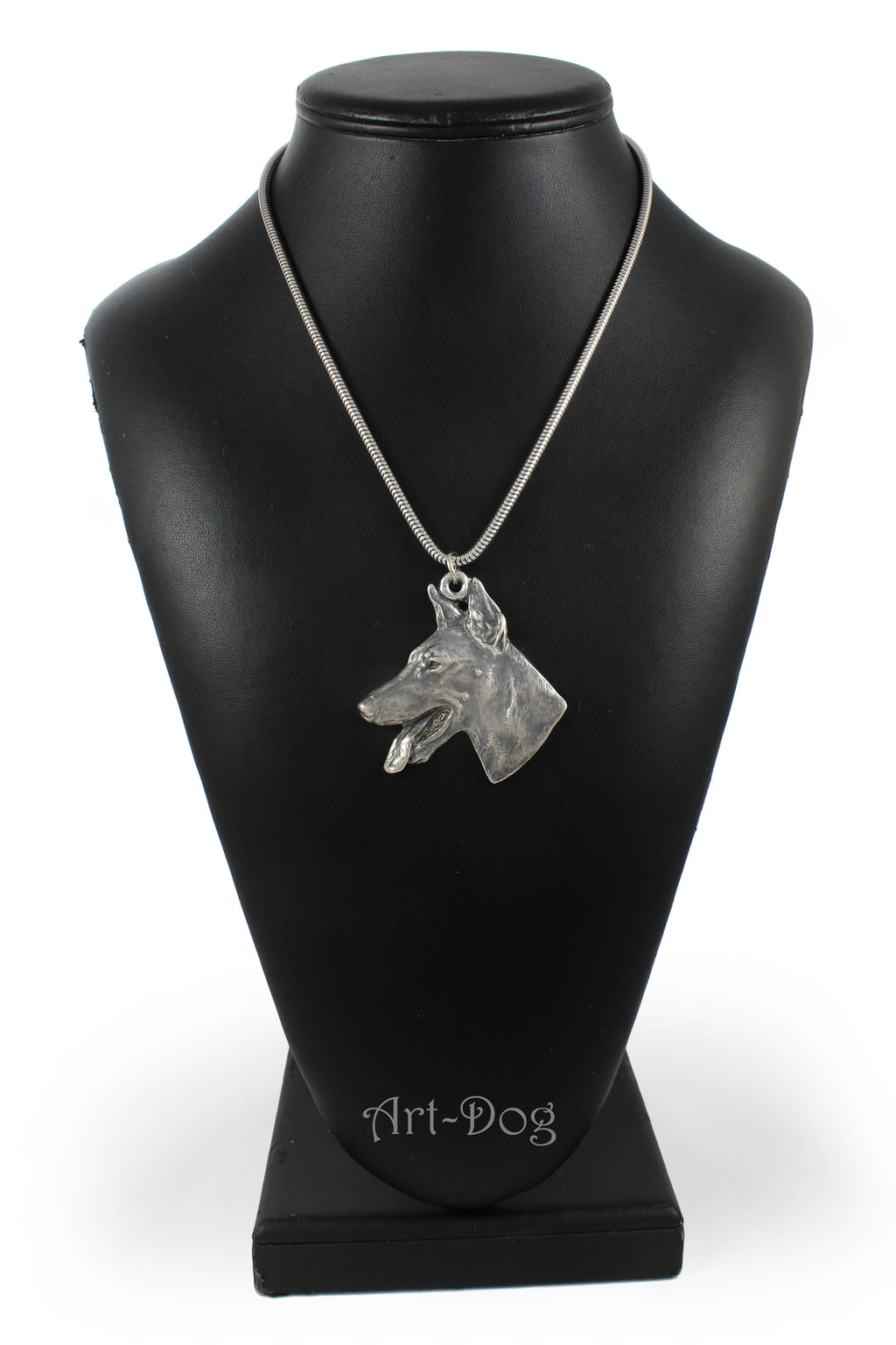 Dobermann, Doberman Pinscher, Dobie - Dog necklace, unique jewellery for the dog fan, unique adder pendant by Art-Dog brand