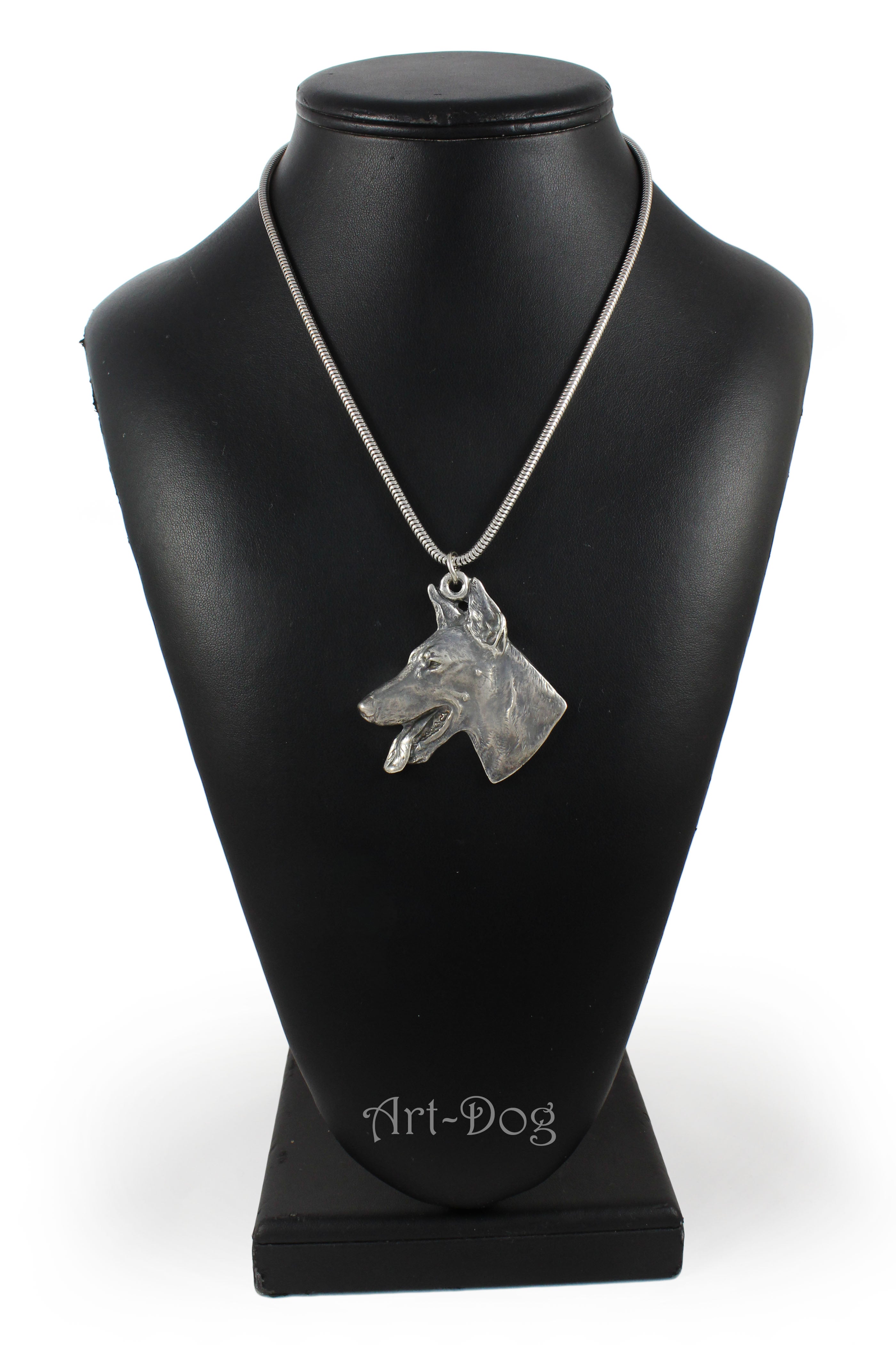 Dobermann, Doberman Pinscher, Dobie - Dog necklace, unique jewellery for the dog fan, unique adder pendant by Art-Dog brand