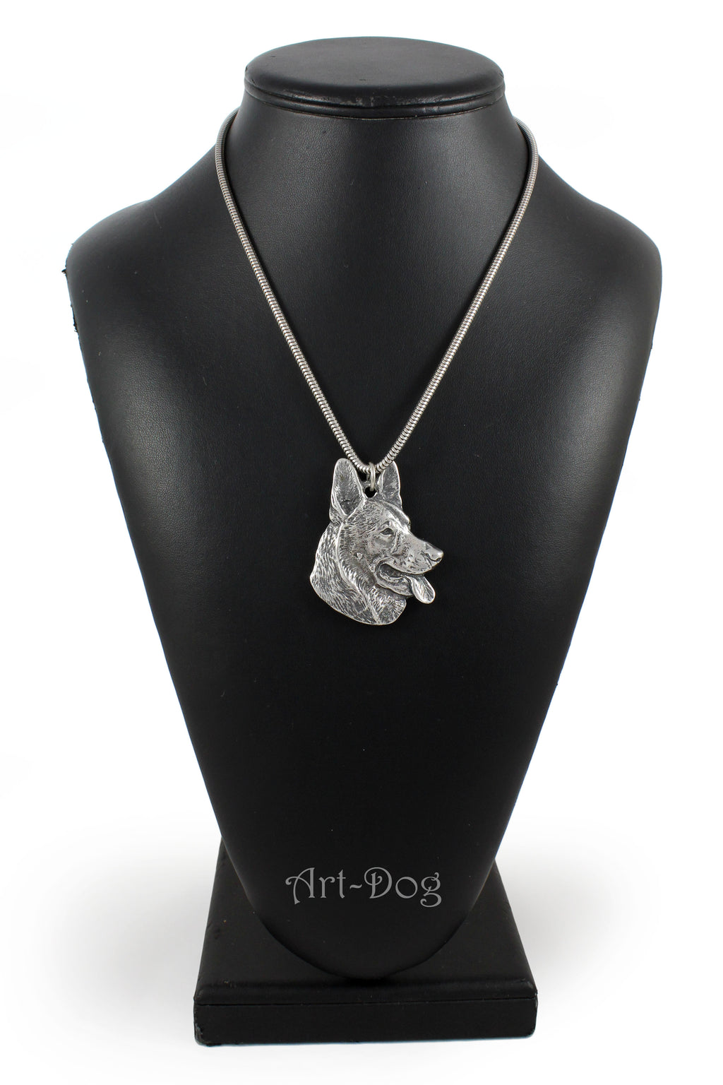 German Shepherd Dog, Alsatian Wolf Dog - Dog necklace, unique jewellery for the dog fan, unique adder pendant by Art-Dog brand