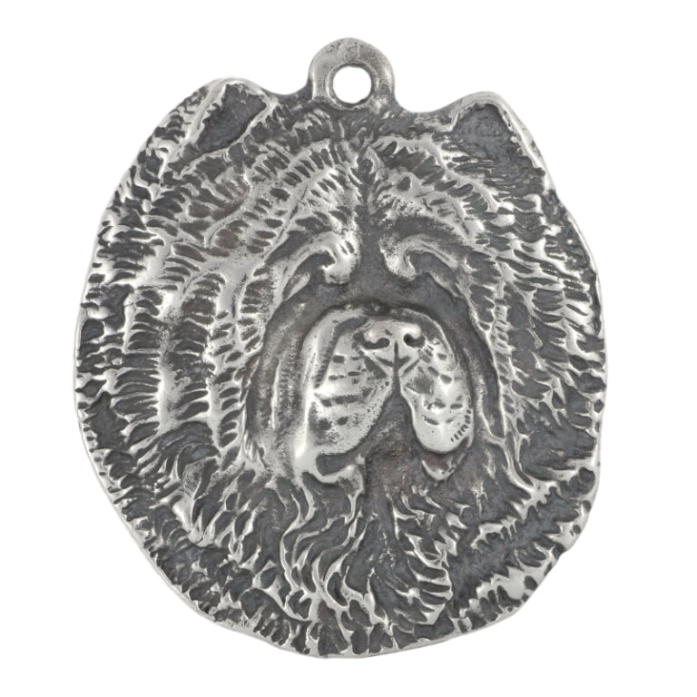 Chow Chow - Necklace with dog, silver-plated pendant for dog fan, unique jewelry by Art-Dog brand