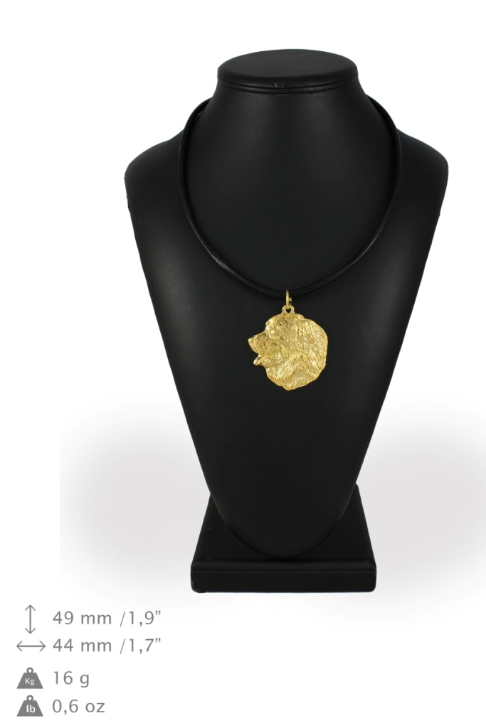 Bernese Mountain Dog, Berner Sennenhund I - Dog necklace in gift box, gold-plated pendant for dog fan, striking jewellery by Art-Dog