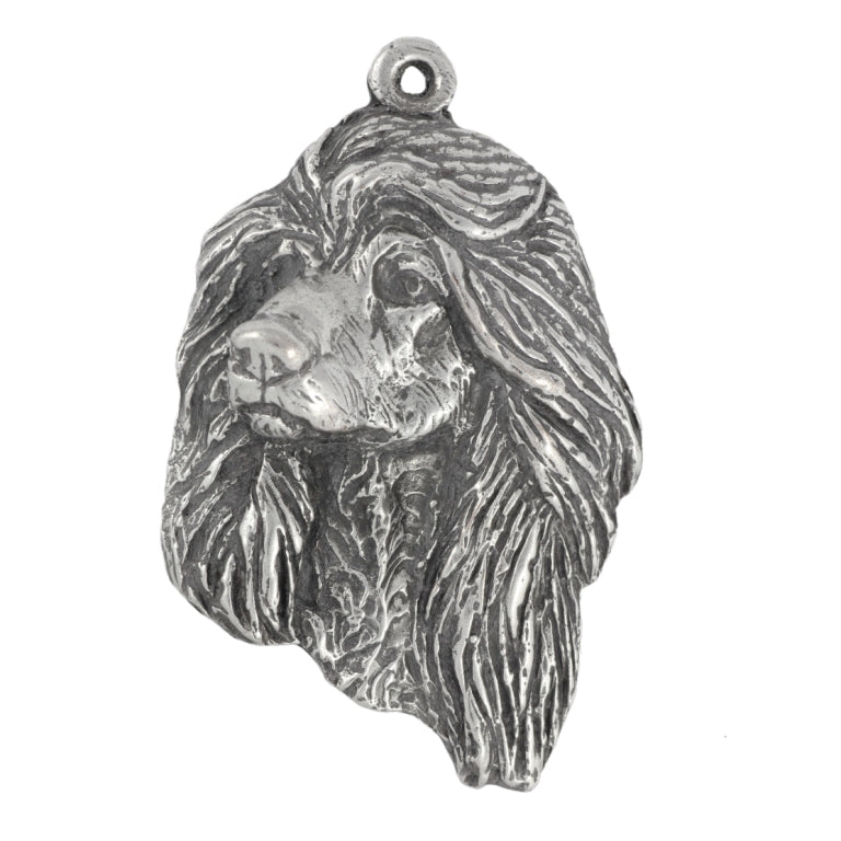 Afghan Hound, Tazi I - Necklace with dog, silver-plated pendant for dog fan, unique jewelry by Art-Dog brand