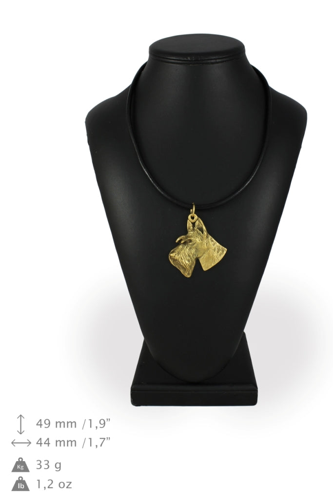 Scottish terrier, Aberdeen Terrier, Scottie, Aberdeenie I - Dog necklace in gift box, gold-plated pendant for dog fan, striking jewellery by Art-Dog