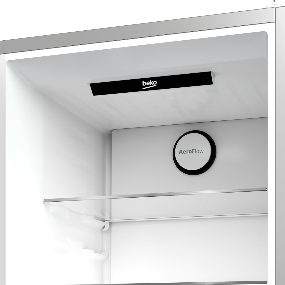 Beko B5RCNA406HXB1 Réfrigérateur Combiné Pose Libre 355 L, Métallique
