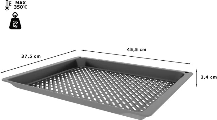 Bosch Bosch HEZ629070 pièce et accessoire de four Plaque de grill Noir Acier