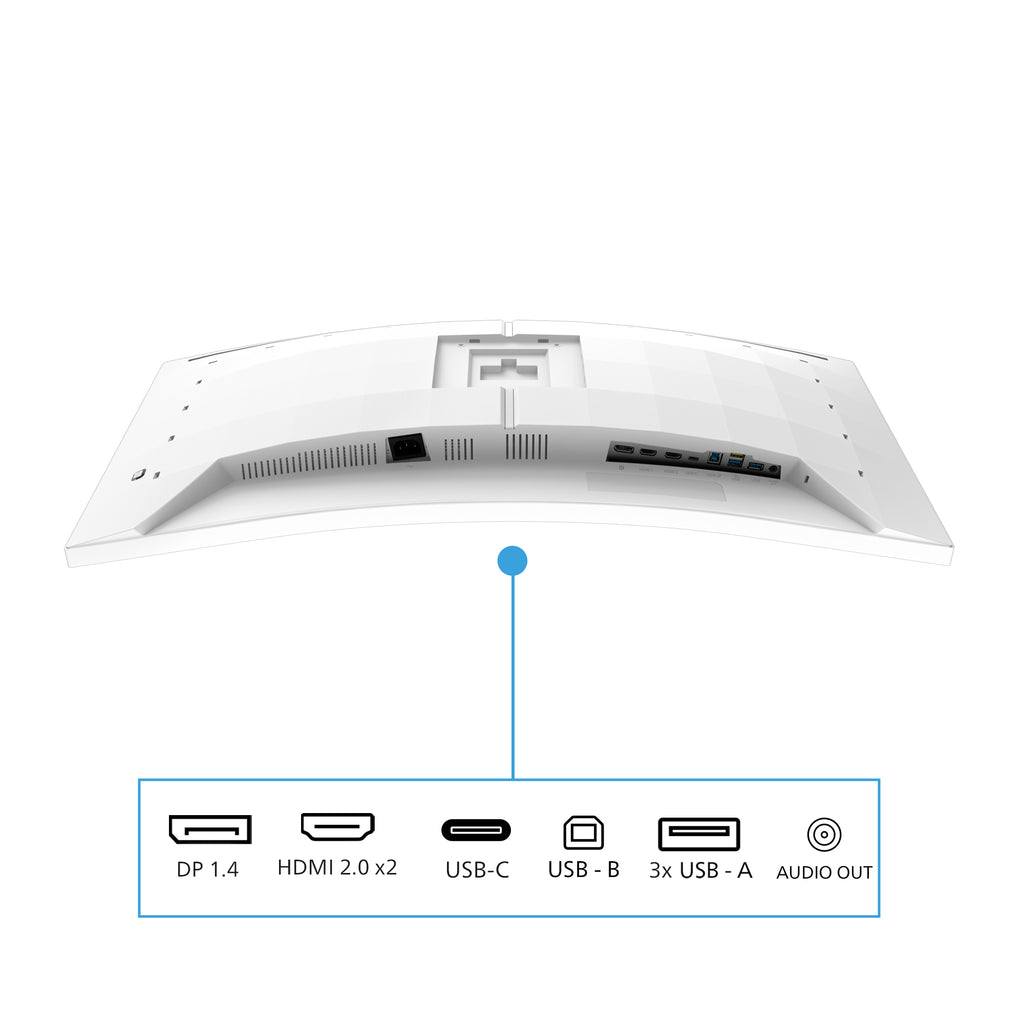 Philips 34M2C5601QA/00 écran plat de PC 86,4 cm (34") 3440 x 1440 pixels Blanc