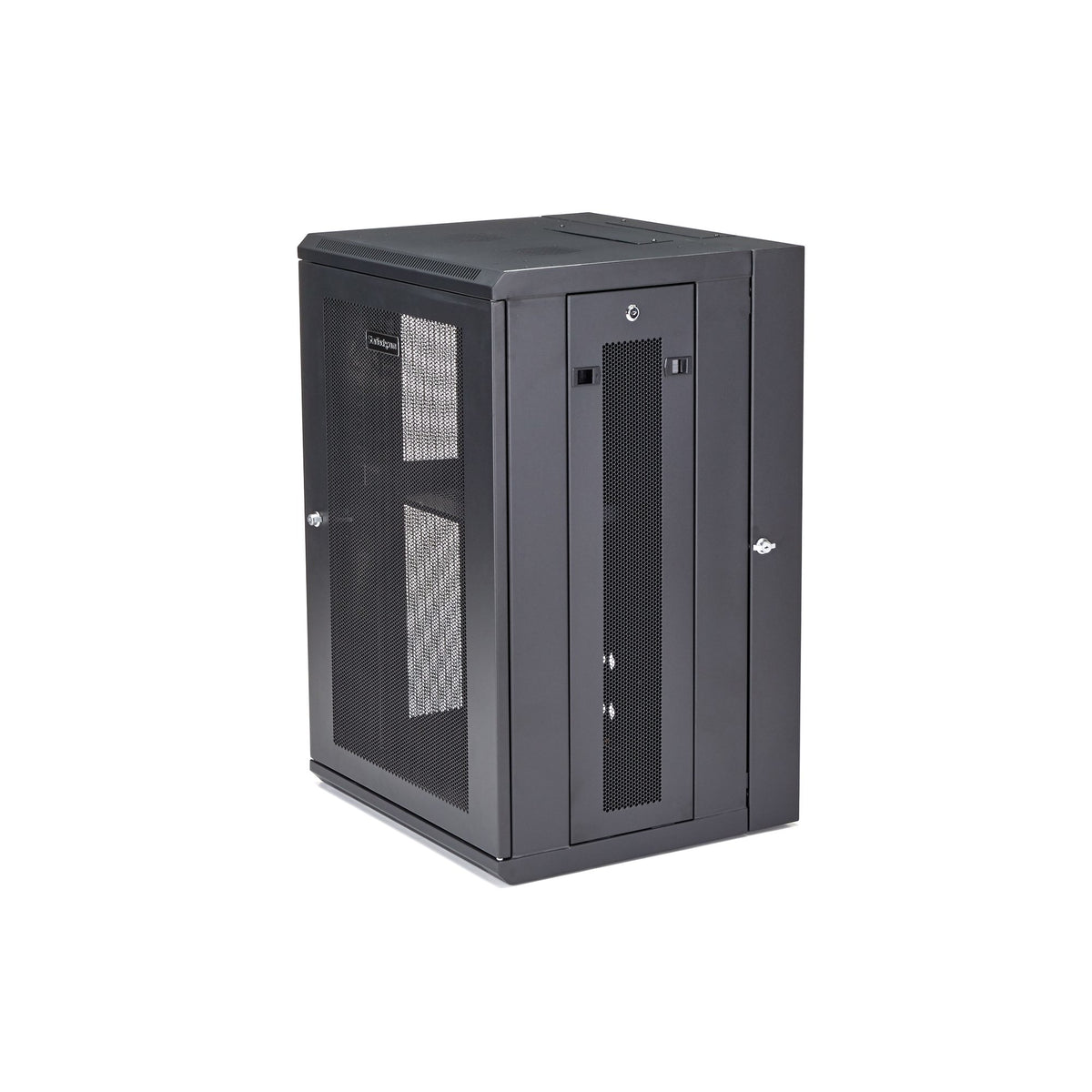 StarTech.com Armoire Réseau Murale à 4 Montants 18U avec Étagère 1U, Armoire Serveur Murale 19" à Charnières pour Équipe