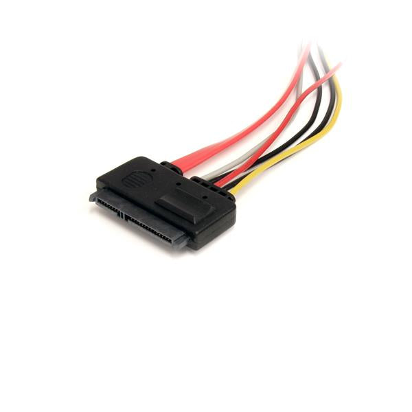 StarTech.com Câble d'extension SATA 22 broches pour données et alimentation, 30 cm