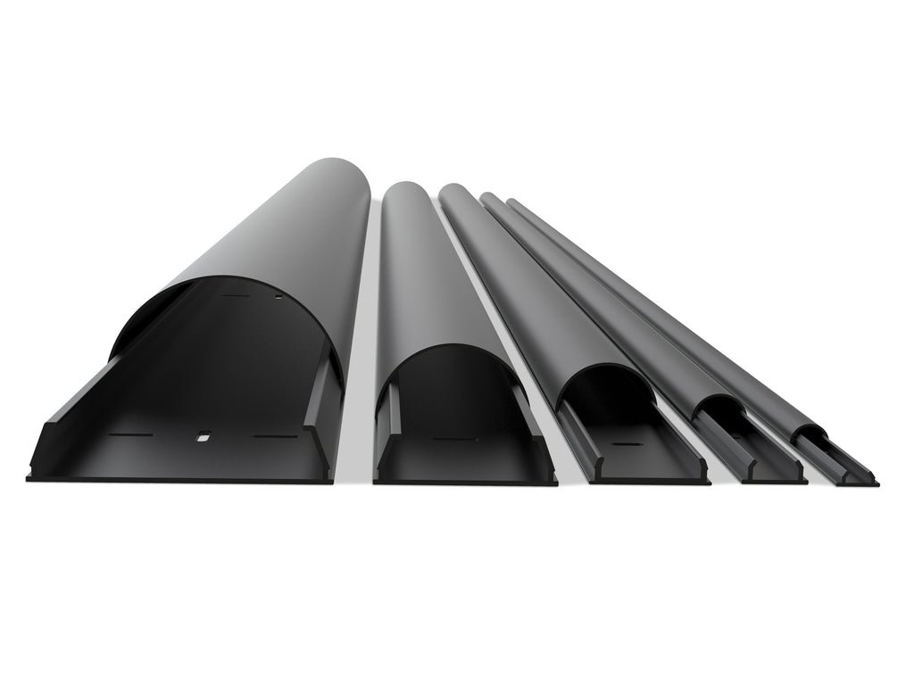 Accessoire de Câble Multibrackets 1257, Aluminium, Noir