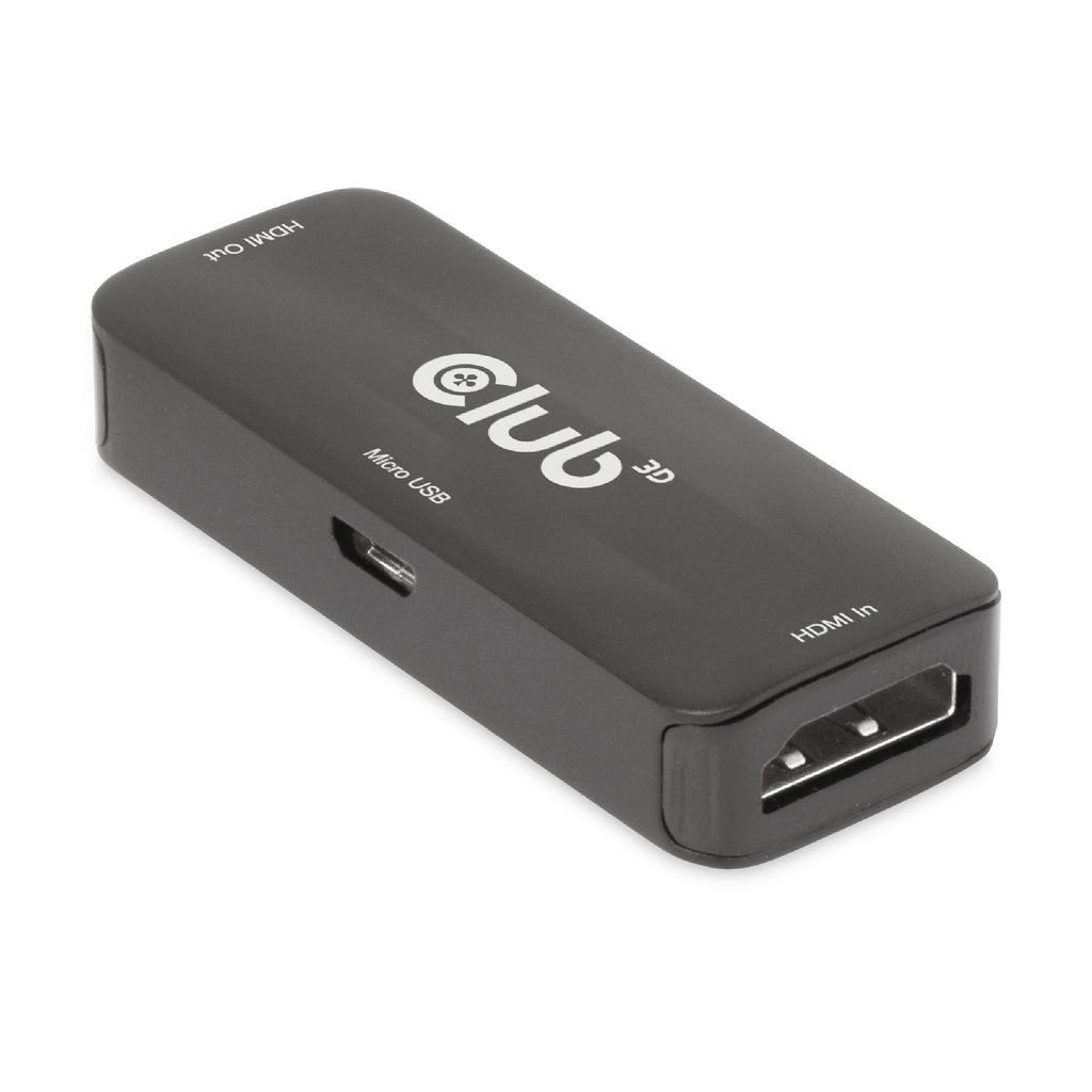 CLUB3D CAC-1307 Répéteur AV Extension Audio/Vidéo, Noir