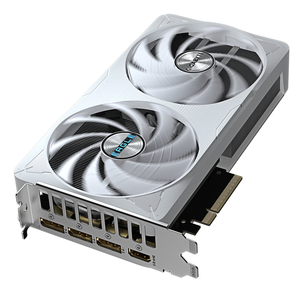 GIGABYTE GeForce RTX 5060 Ti EAGLE OC ICE 16G Carte Graphique – 16 Go GDDR7, 128 bits, PCI-E 5.0, 2617 MHz Fréquence du processeur, 3 x DisplayPort, 1 x HDMI, GV-N506TEAGLEOC ICE-16GD