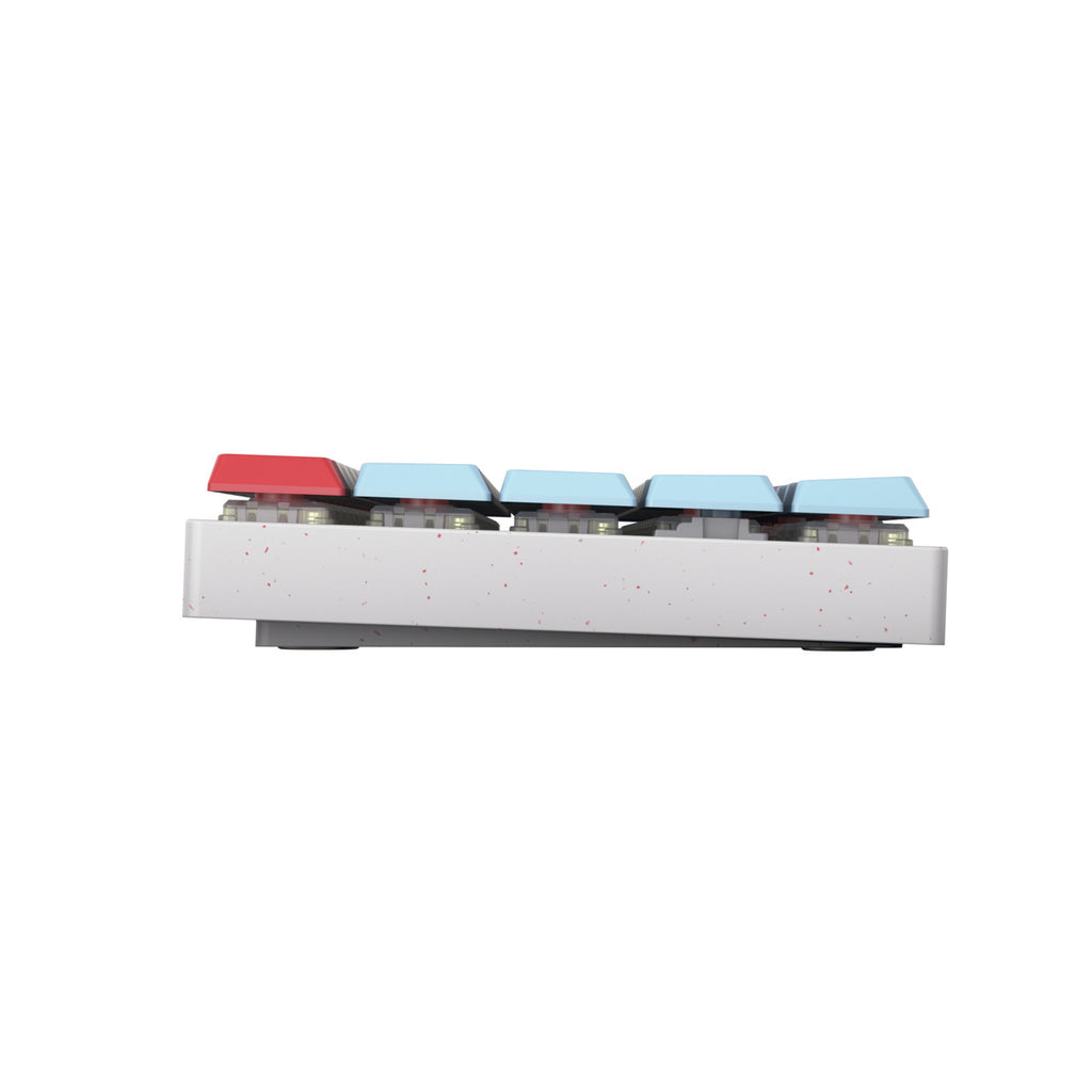 Cherry MX-LP 2.1 Compact Wireless Clavier Gaming Mécanique RF et Bluetooth QWERTZ Allemand Blanc