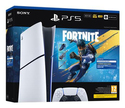 Sony PlayStation 5 Digital Edition - Fortnite Flowering Chaos Bundle 825 GB Wi-Fi, Blanc