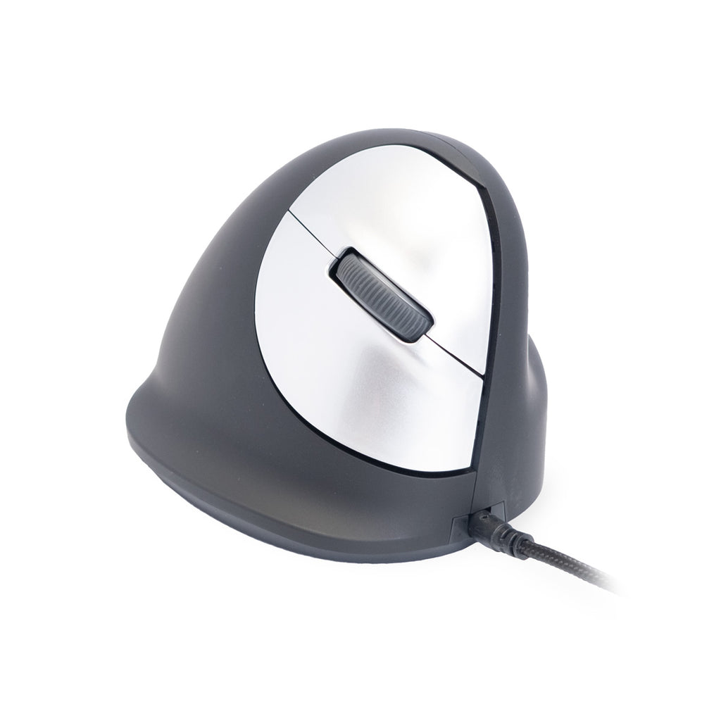R-Go Tools Souris Ergonomique R-Go HE Break avec logiciel de pause, droiter, moyen (longueur de la main 165-185 mm), filaire, noir