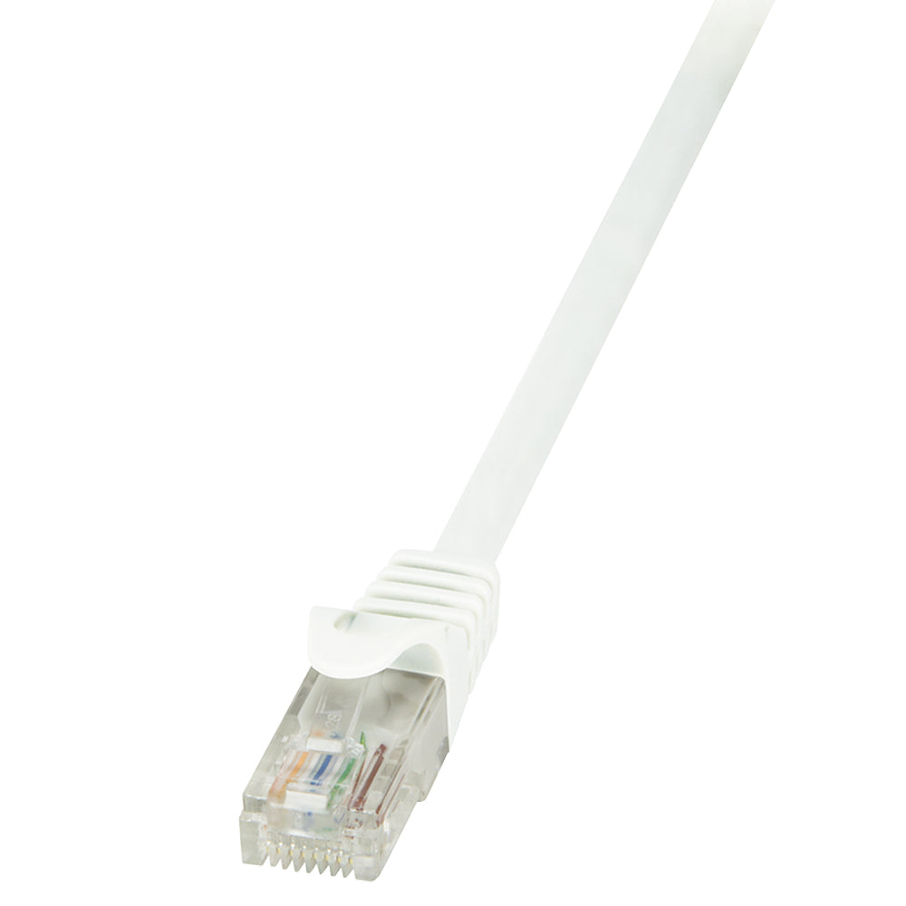 LogiLink 3m Cat.6 U/UTP câble de réseau Blanc Cat6 U/UTP (UTP)