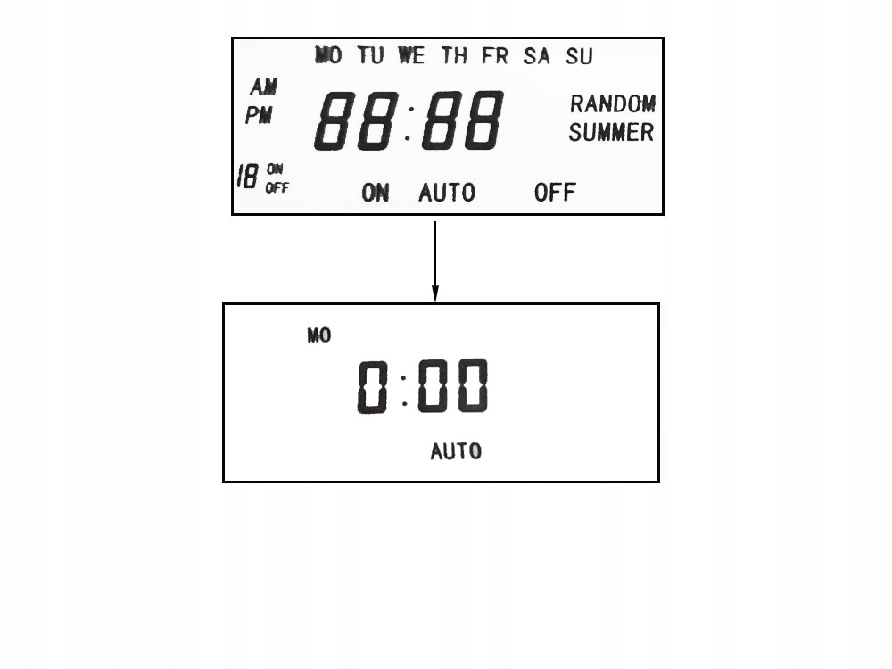 PROGRAMATOR CZASOWY WŁĄCZNIK WYŁĄCZNIK TIMER LCD