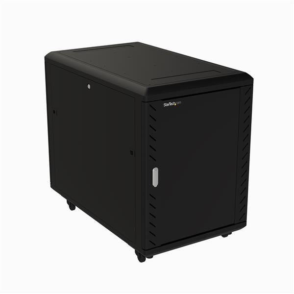 StarTech.com Armoire Rack Serveur 15U à 4 Montants, Armoire Verrouillable 19" pour Ordinateur/AV/Équipement IT, Rack Rés