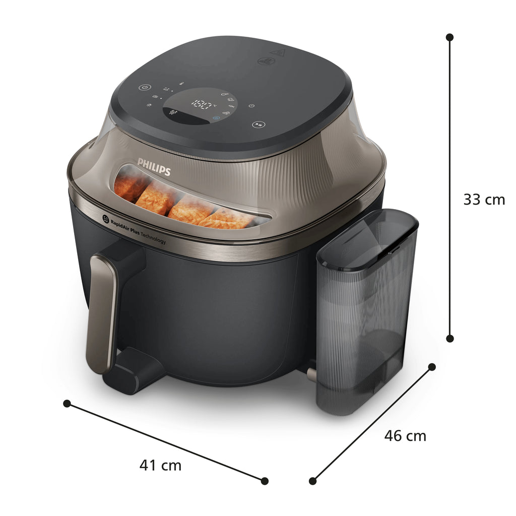 Philips 5000 series Airfryer Novaplus série 5000 avec cuisson vapeur et système coulissant 7,2 l