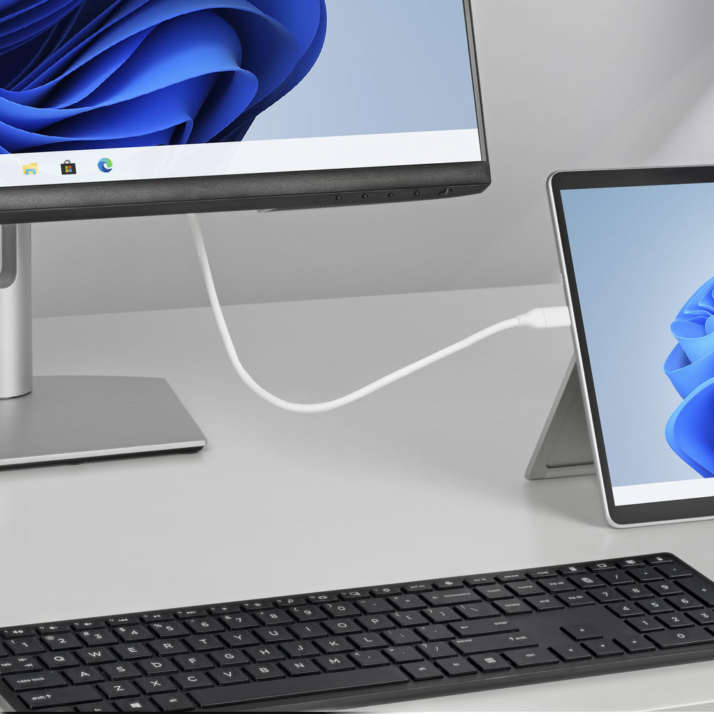 StarTech.com Câble USB-C vers DisplayPort 1.2 Bidirectionnel 4K 60Hz 2m Blanc