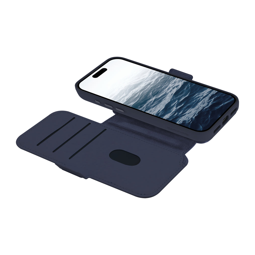 Coque de Protection Folio Lynge MS ICON pour iPhone 17 Pro Max, Bleu